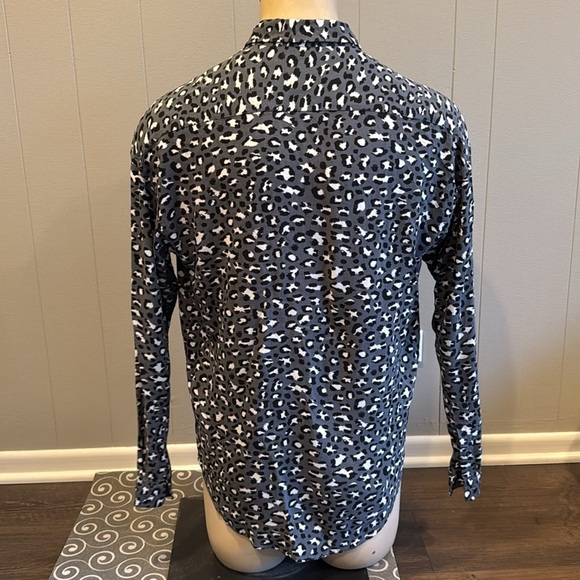 Zara Men’s Medium Relaxed Fit Button Down Shirt Cheetah Leopard Print Top - Picture 4 of 7